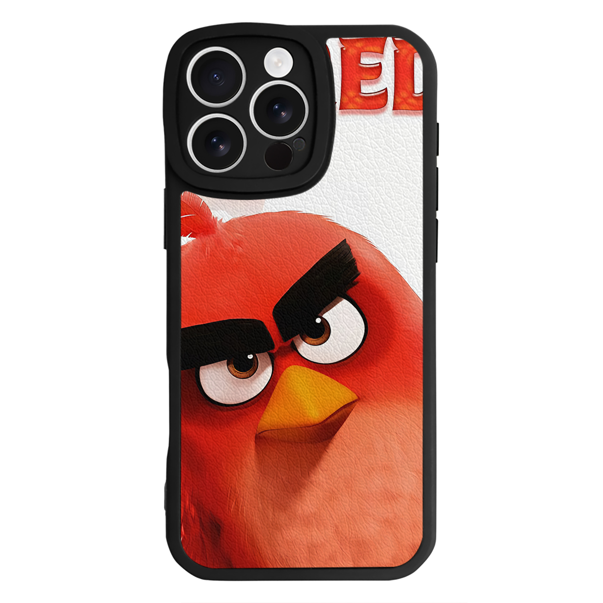 （画像用） Angry Birds アングリーバード 【iPhone 16シリーズ対応】シリコンスマホケース（レザー調） 材質：シリコン